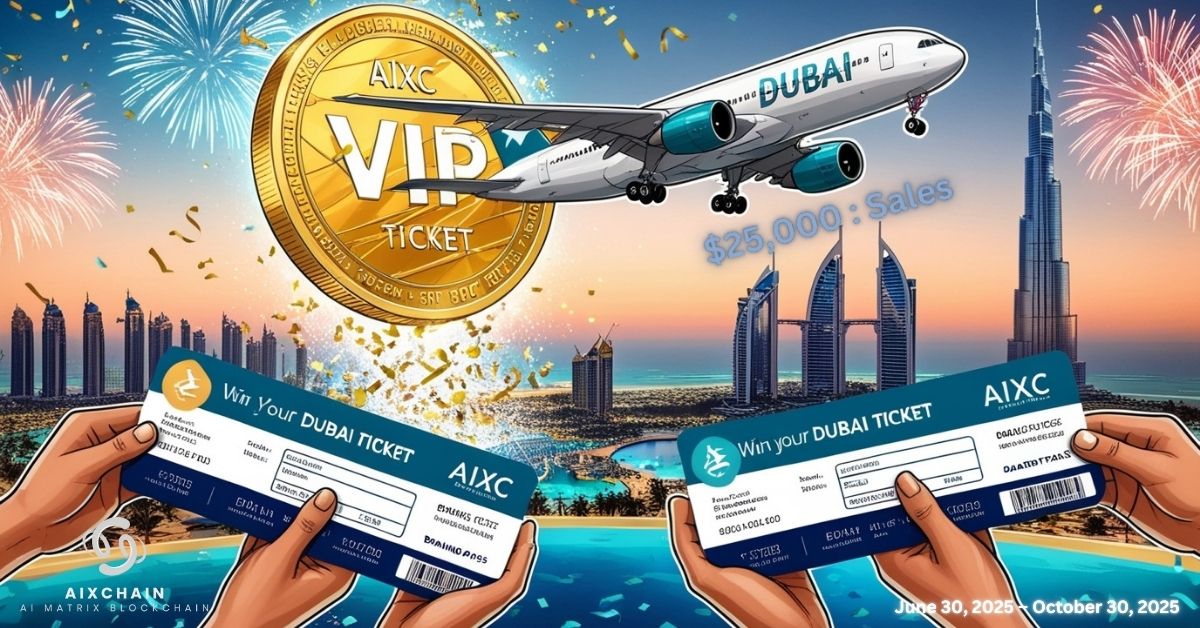 🏆 WIN Your Dubai Ticket with AIXC COIN! ✈️