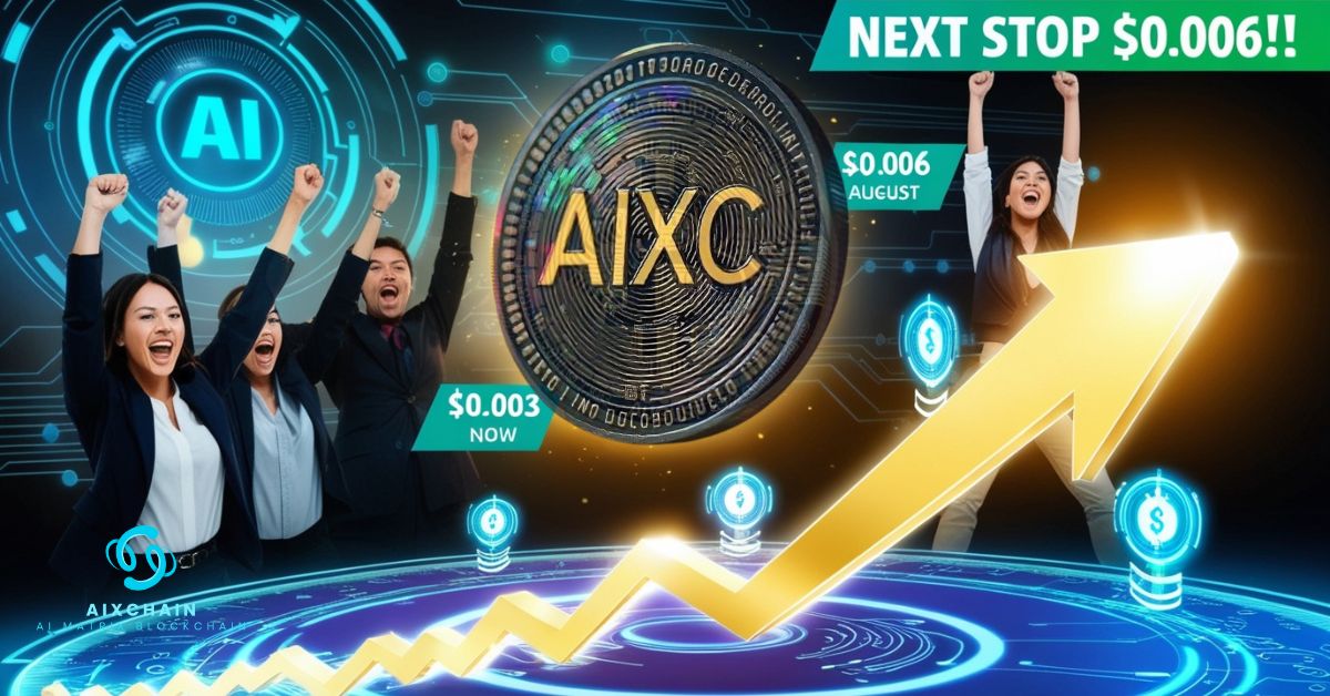 🌎 AIXC COIN: NOW $0.003 → August Target $0.006! 🌐